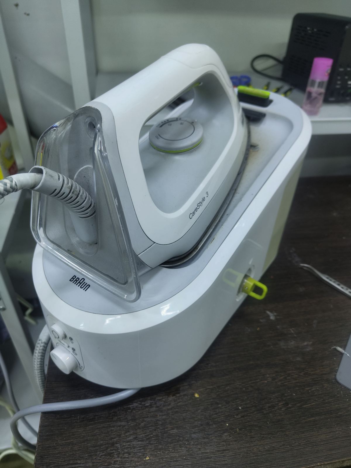 Парогенератор Braun CareStyle на диагностике